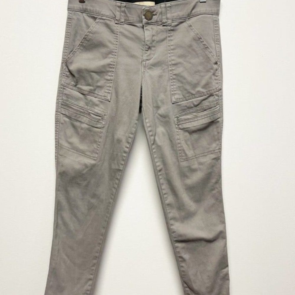 Tapered Pants Taupe Gray Size 6